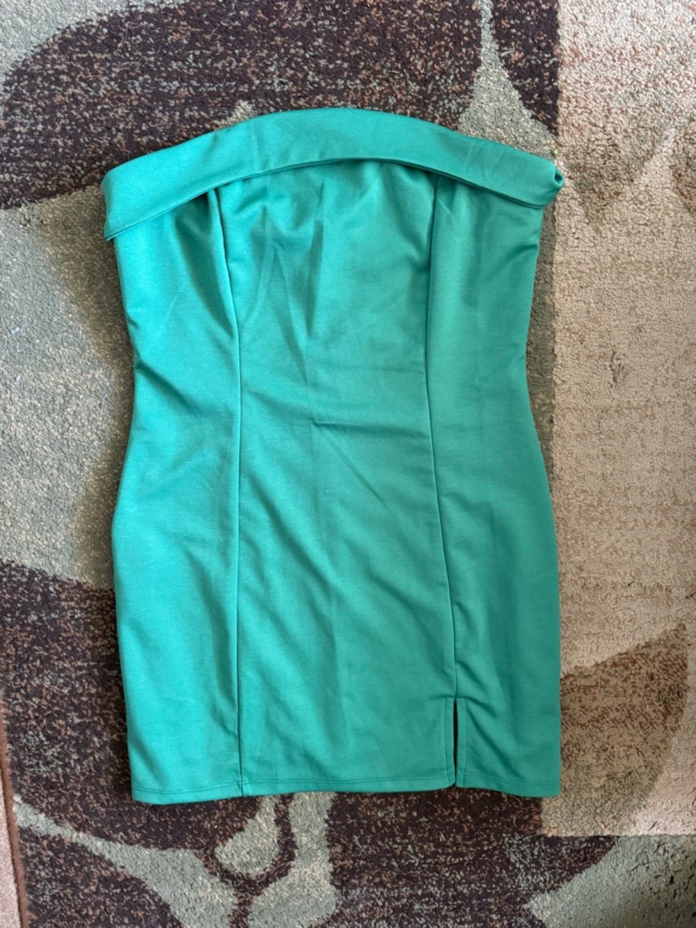 PacSun Green Strapless Bodycon Mini Dress